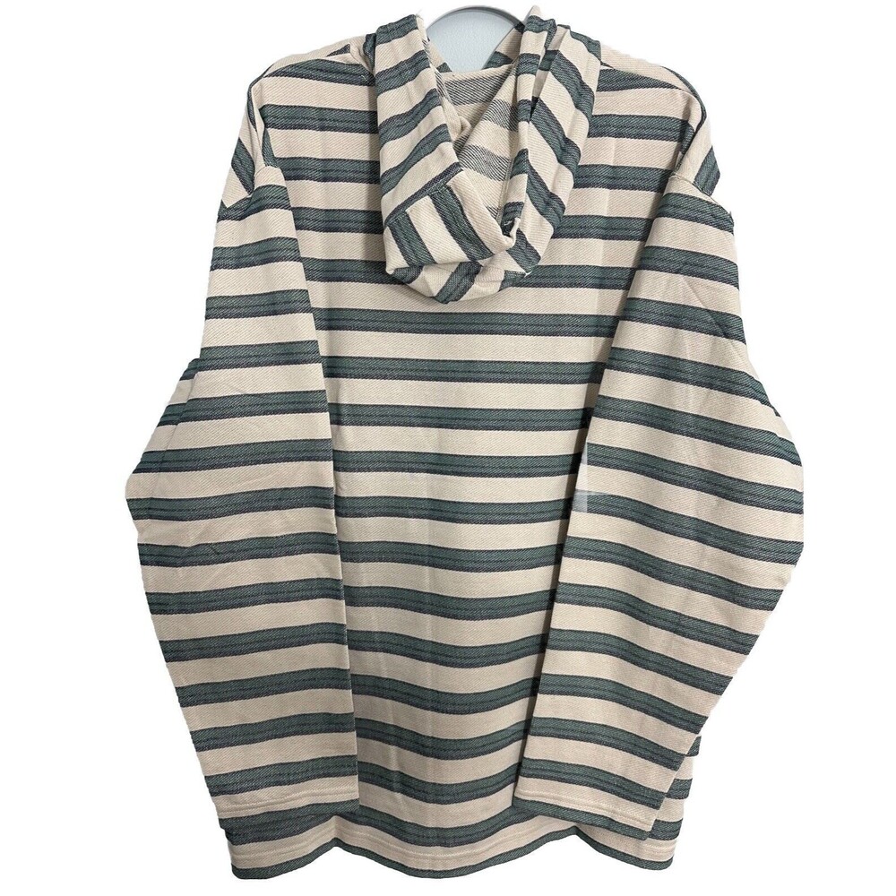 Hurley Men's Striped Modern Surf Hooded Poncho Size XXL New - Picture 11 of 16